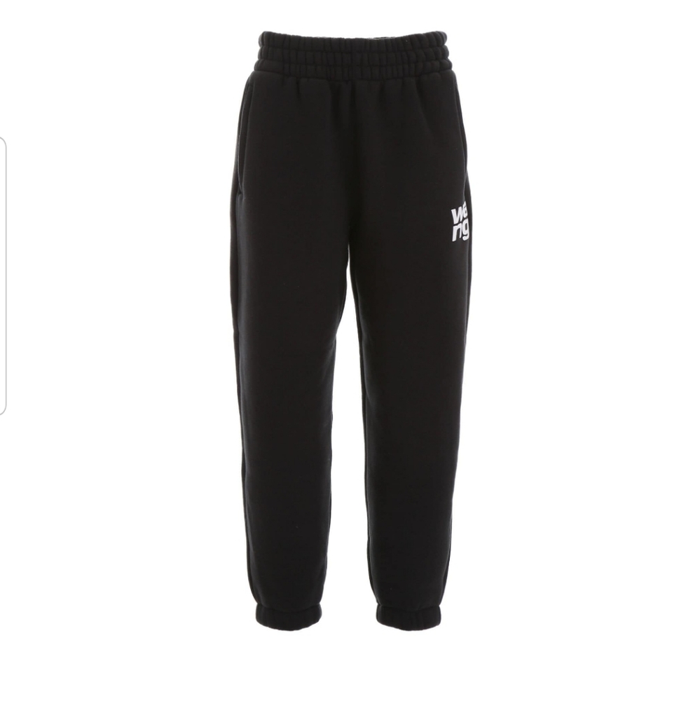 SOLD😍 Alexander Wang Logo Black Terrh Sweatpants